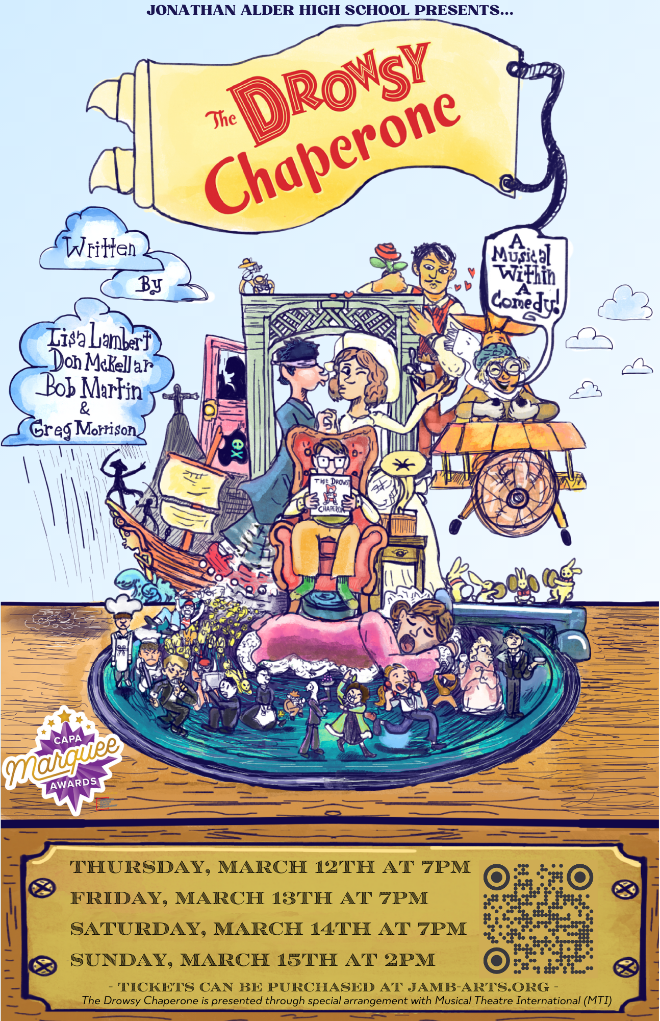 The Drowsy Chaperone JAHS Musical Ad