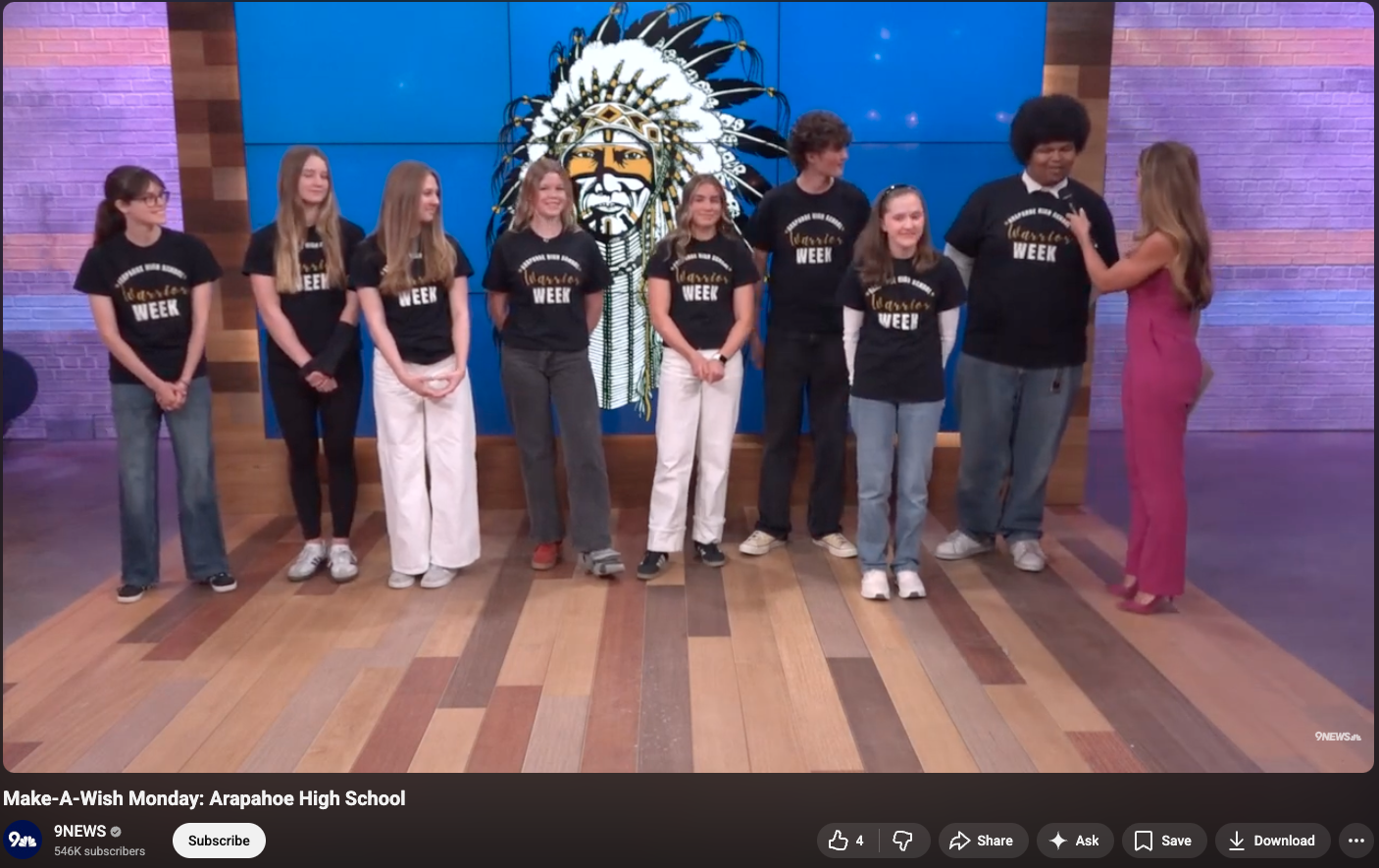 Seven Arapahoe High School students in 