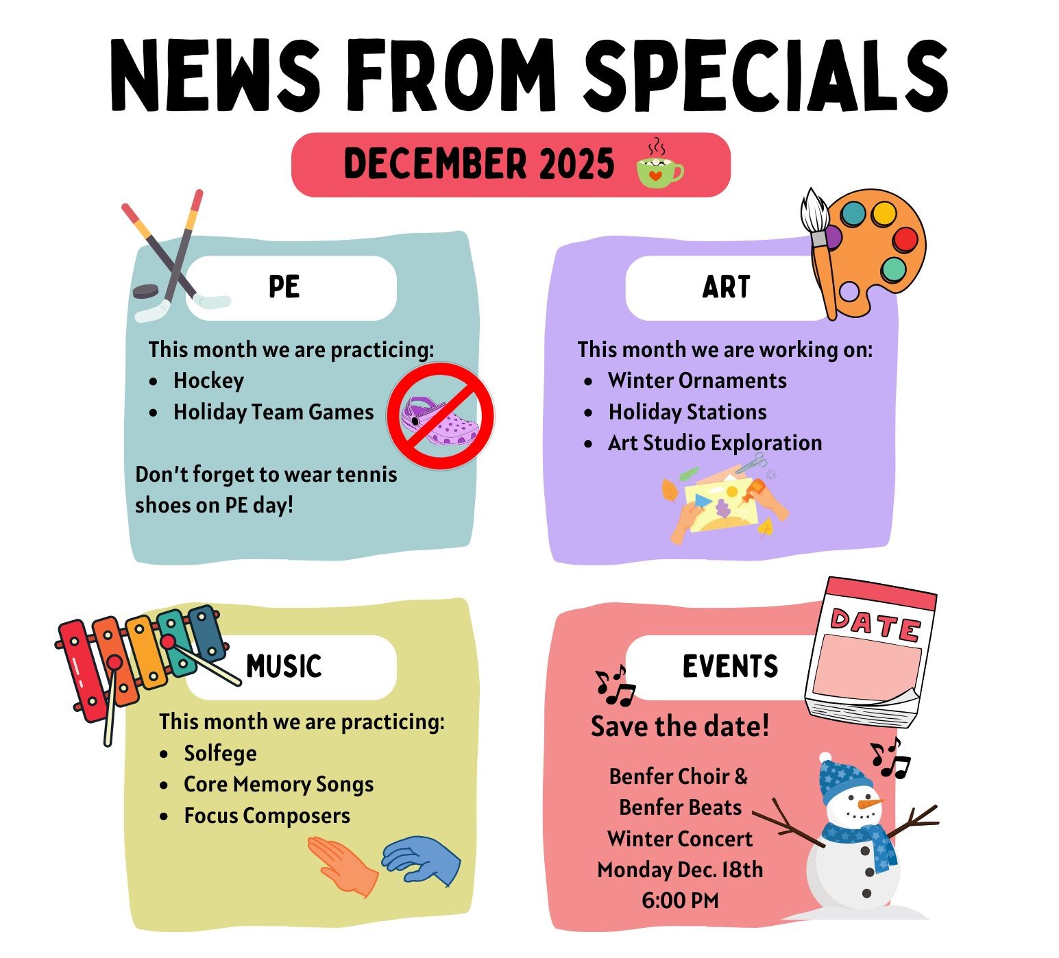 specials news october