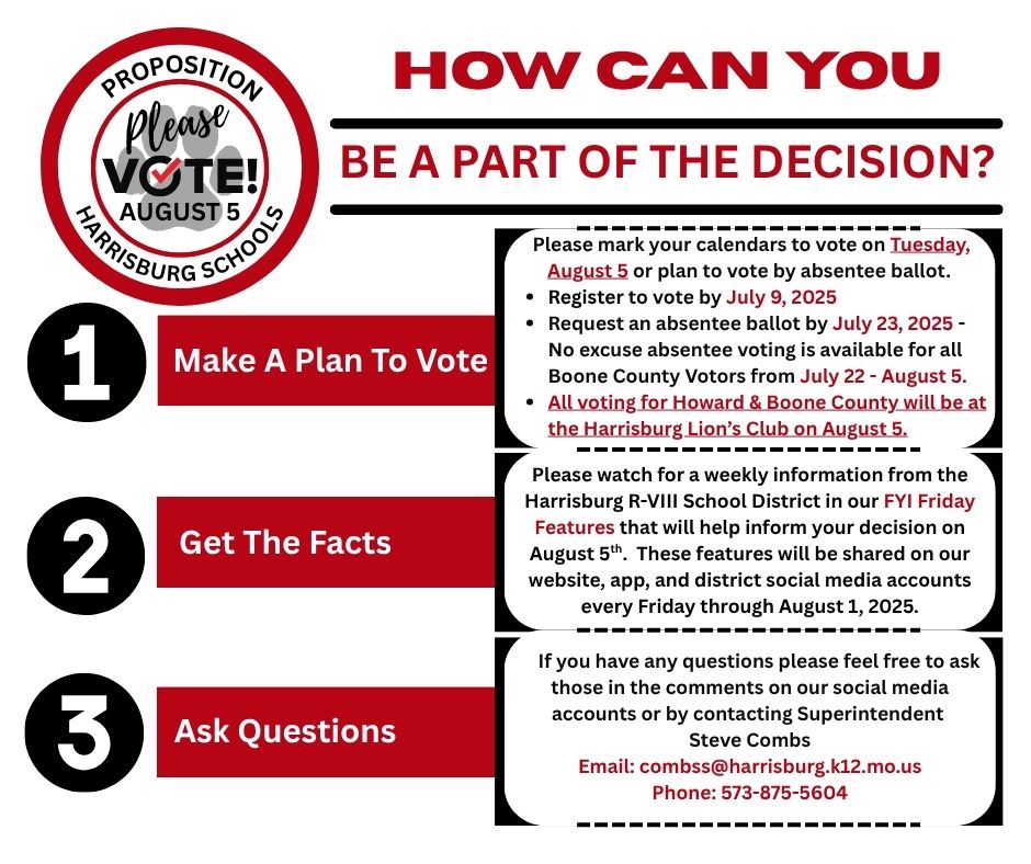 Prop Harrisburg Schools Reminders