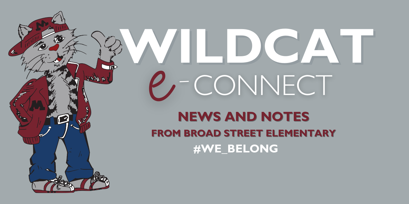 Image of Wildcat e-connect News & Notes from Broad Street Elementary