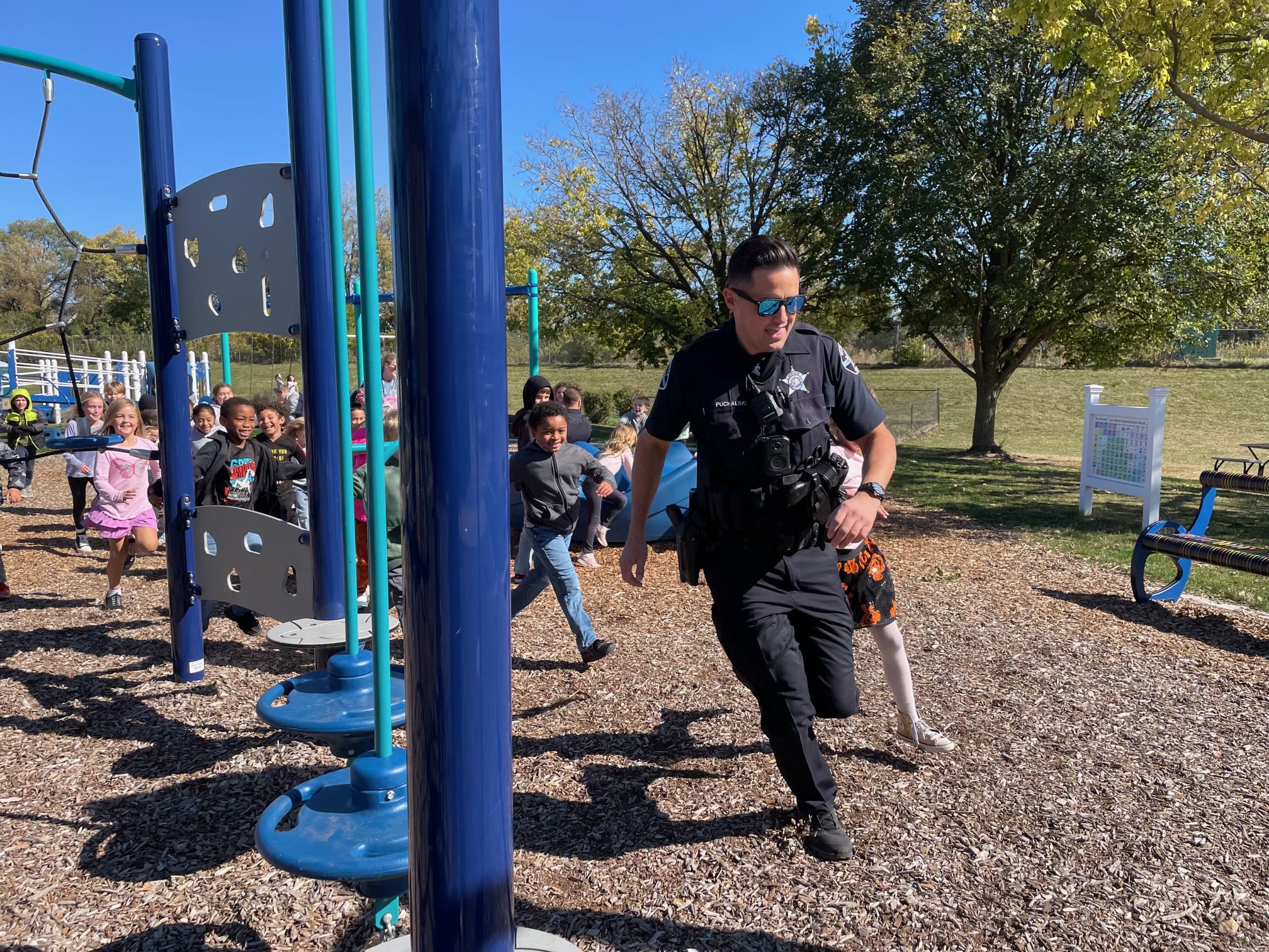 Warrenville PD visits Bower