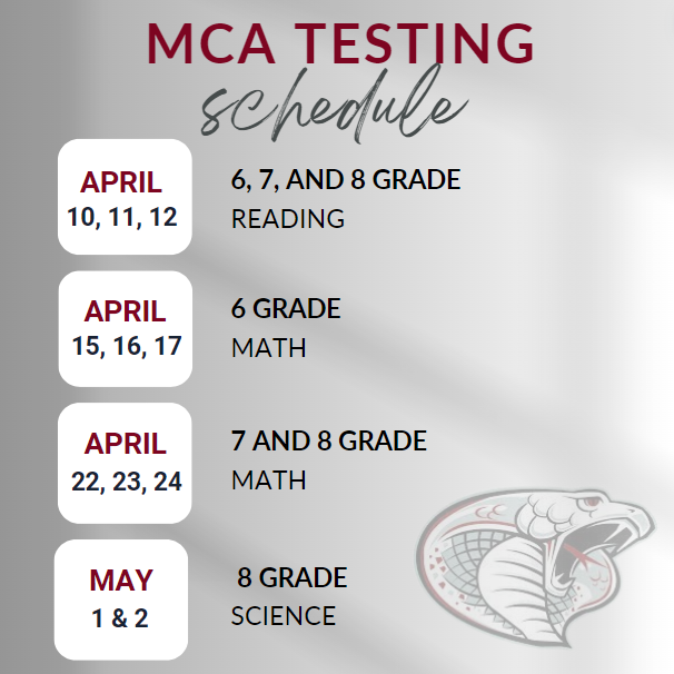 MCA Dates
