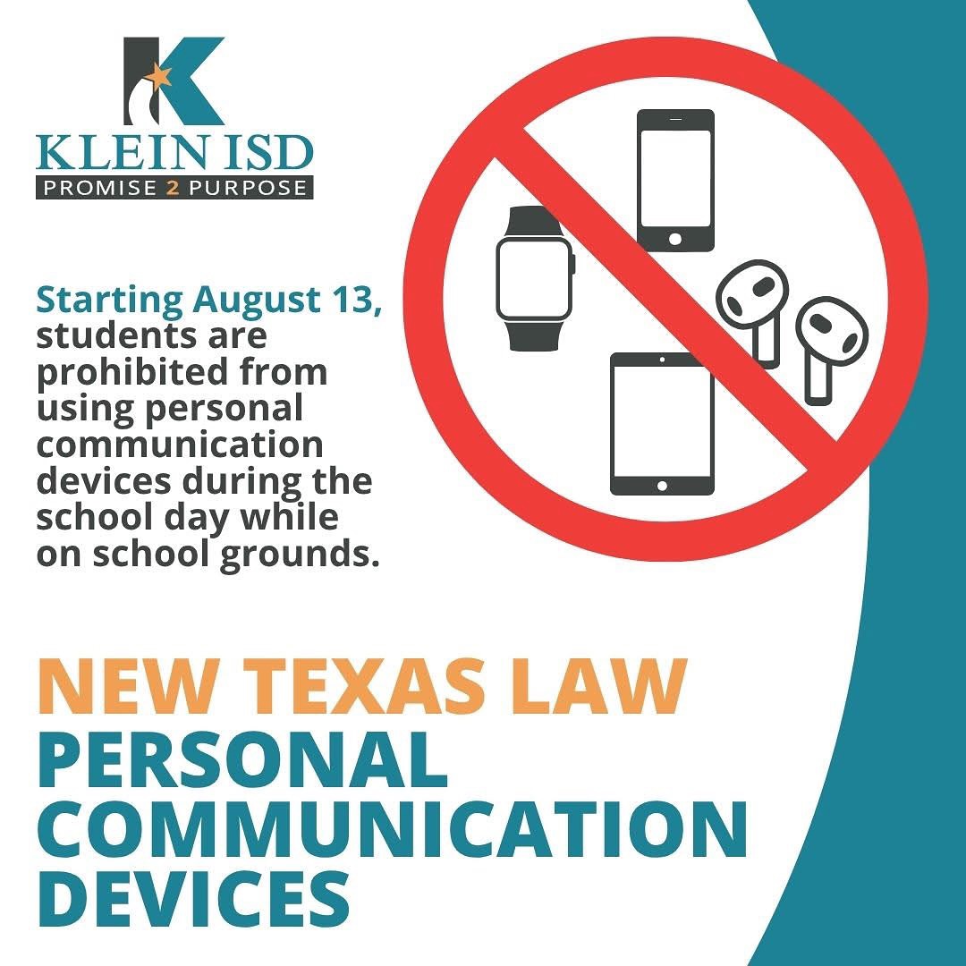 New law for students banning personal communication devices