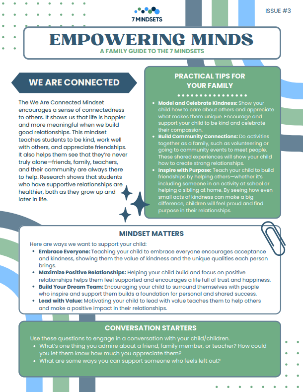 We Are Connected Newsletter - English
