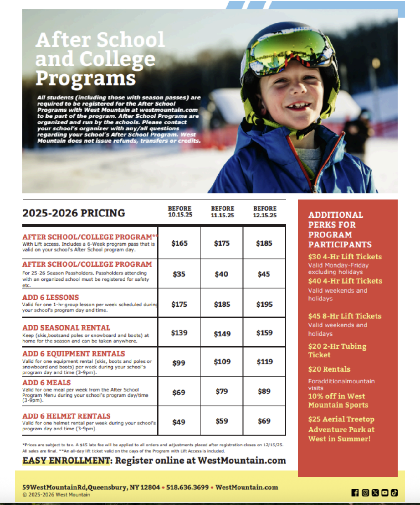 ski and snowboard club