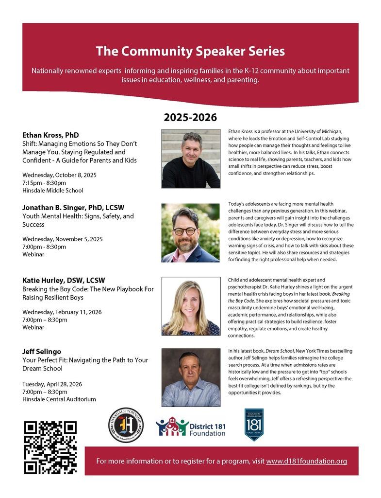 Community Speaker Series