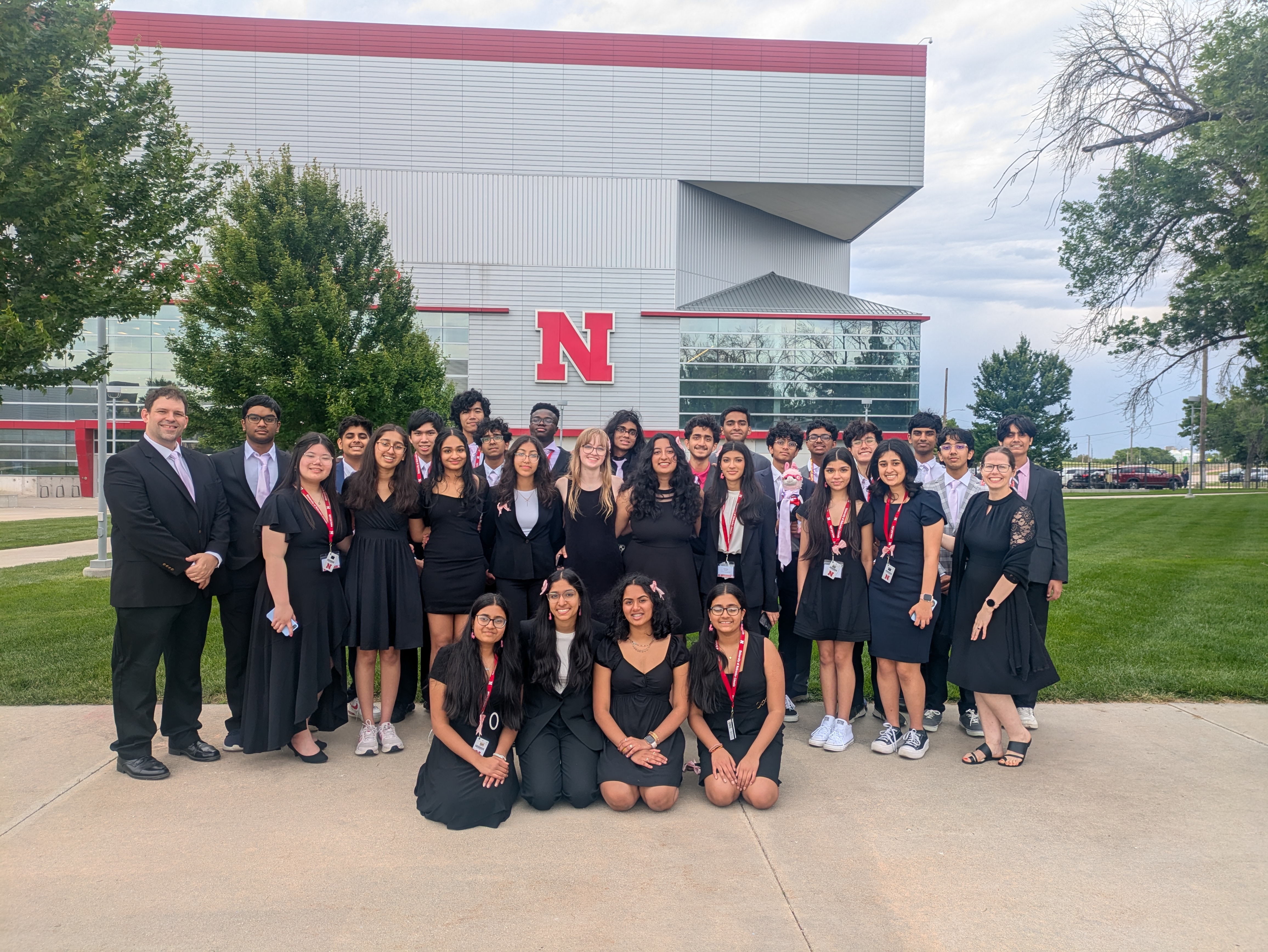 Group picture of CV's Science Olympiad Team at Nationals in Nebraska.