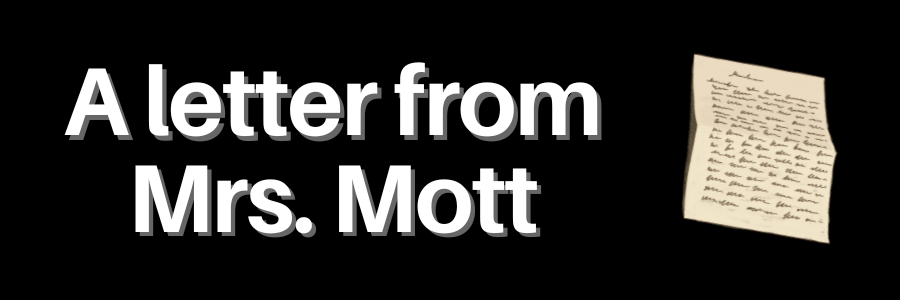 Letter from Mrs. Mott