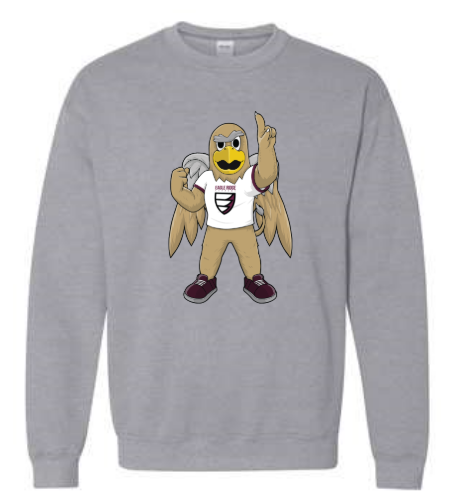 sweatshirt with gryphon on it