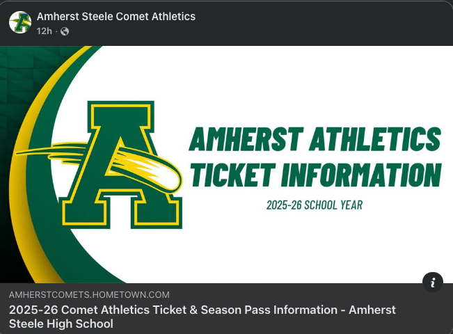 Landing graphic - click to open Amherst Athletics Ticket Information