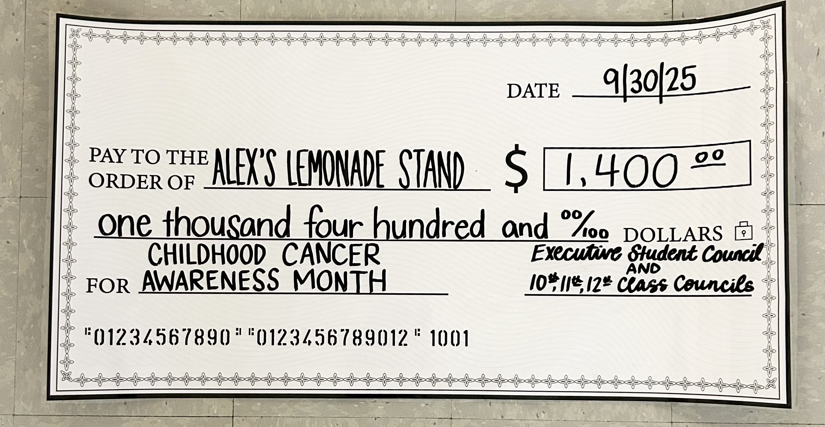 WHHS Alex's Lemonade Stand
