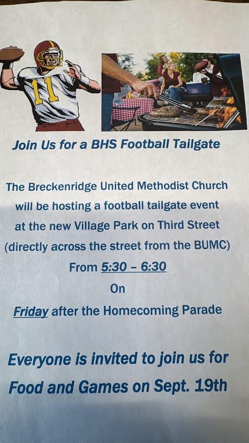 Football Tailgate Opportunity at the BUMC