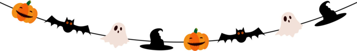 pumpkins , ghost and bats