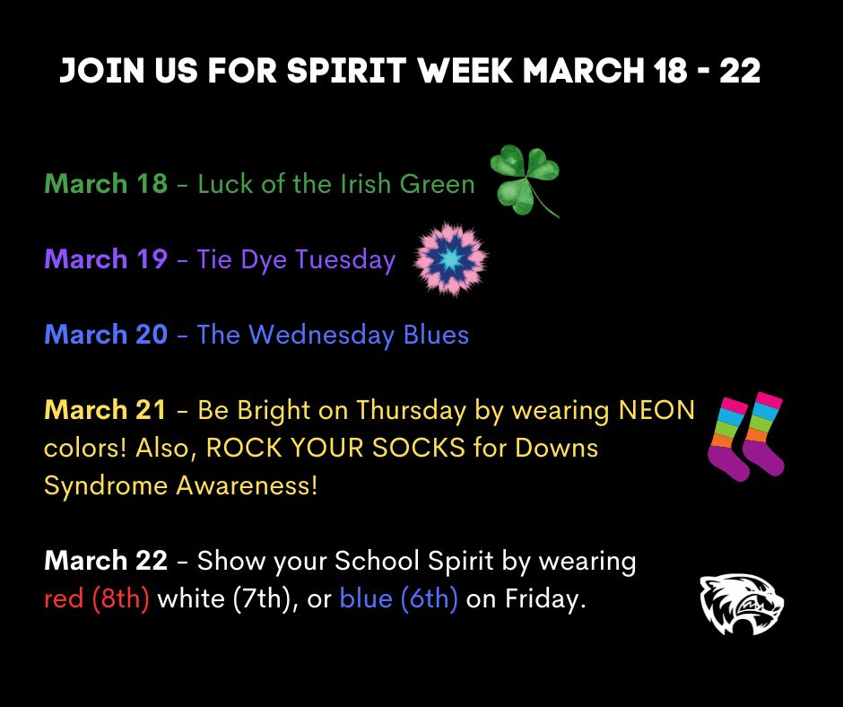 Spirit Week Themes