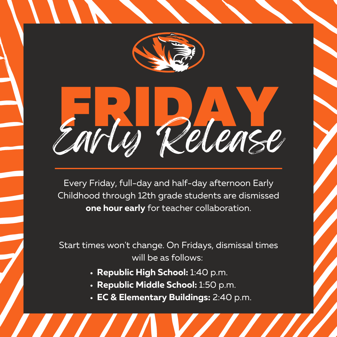 Friday Early Release Information