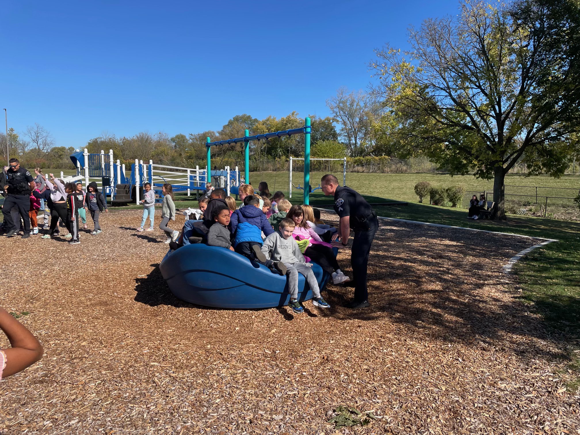 Warrenville PD visits Bower