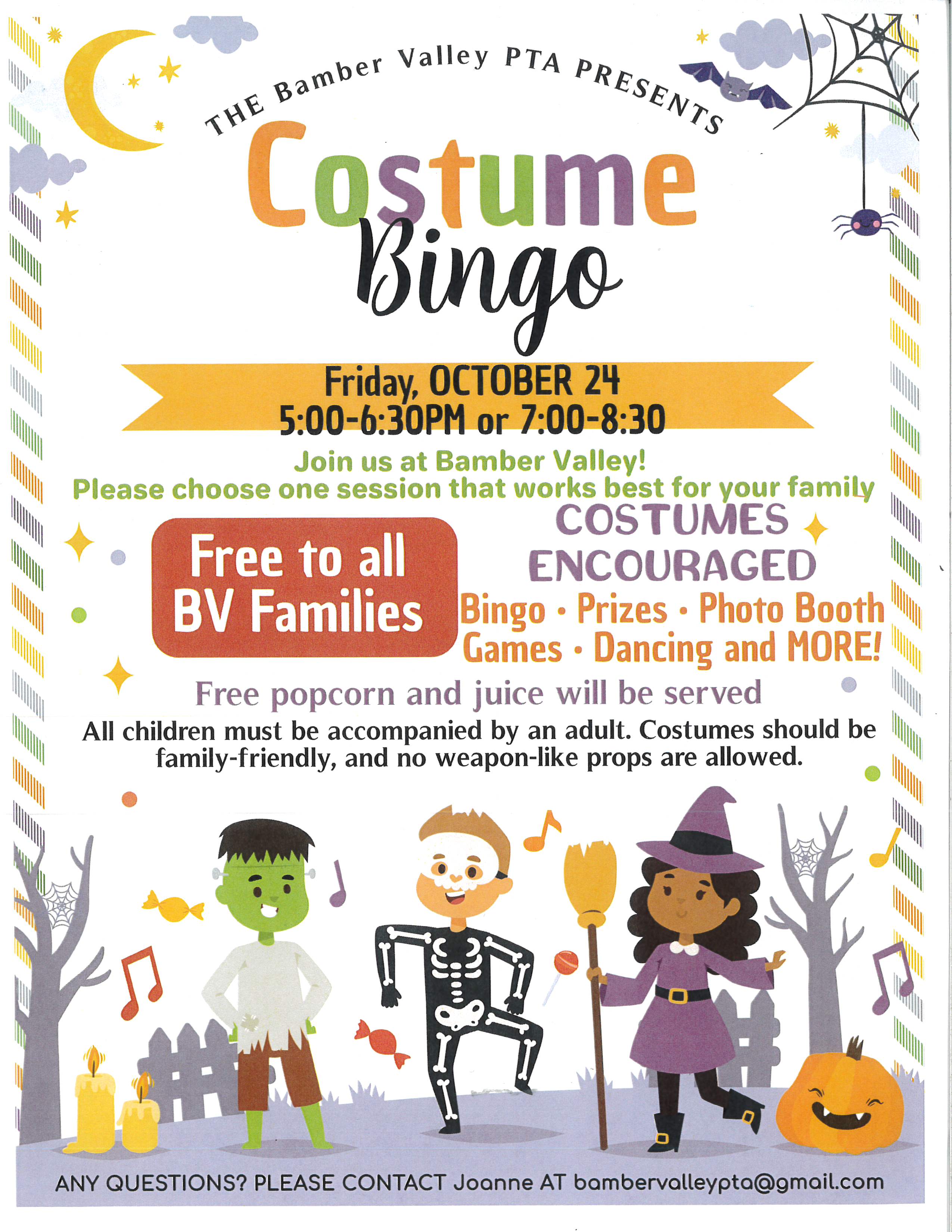 Costume Bingo