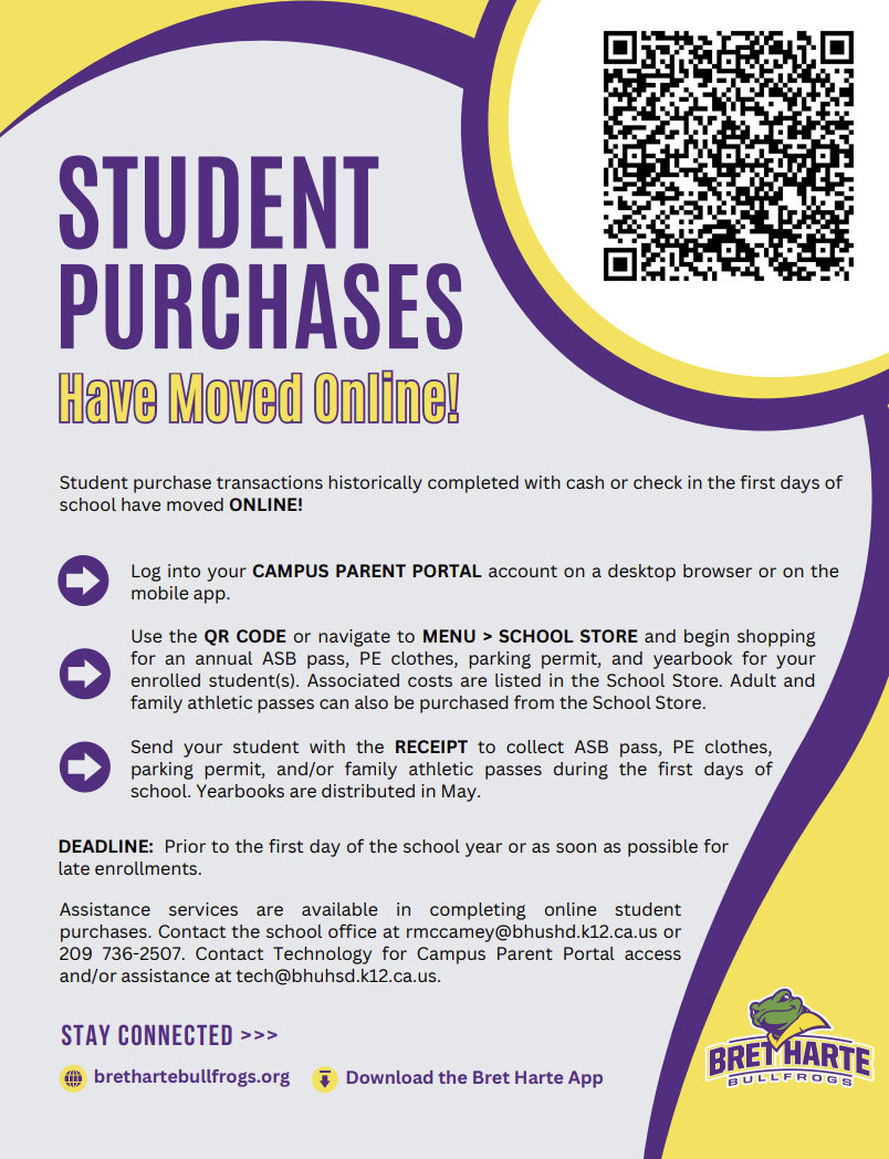 Student purchases