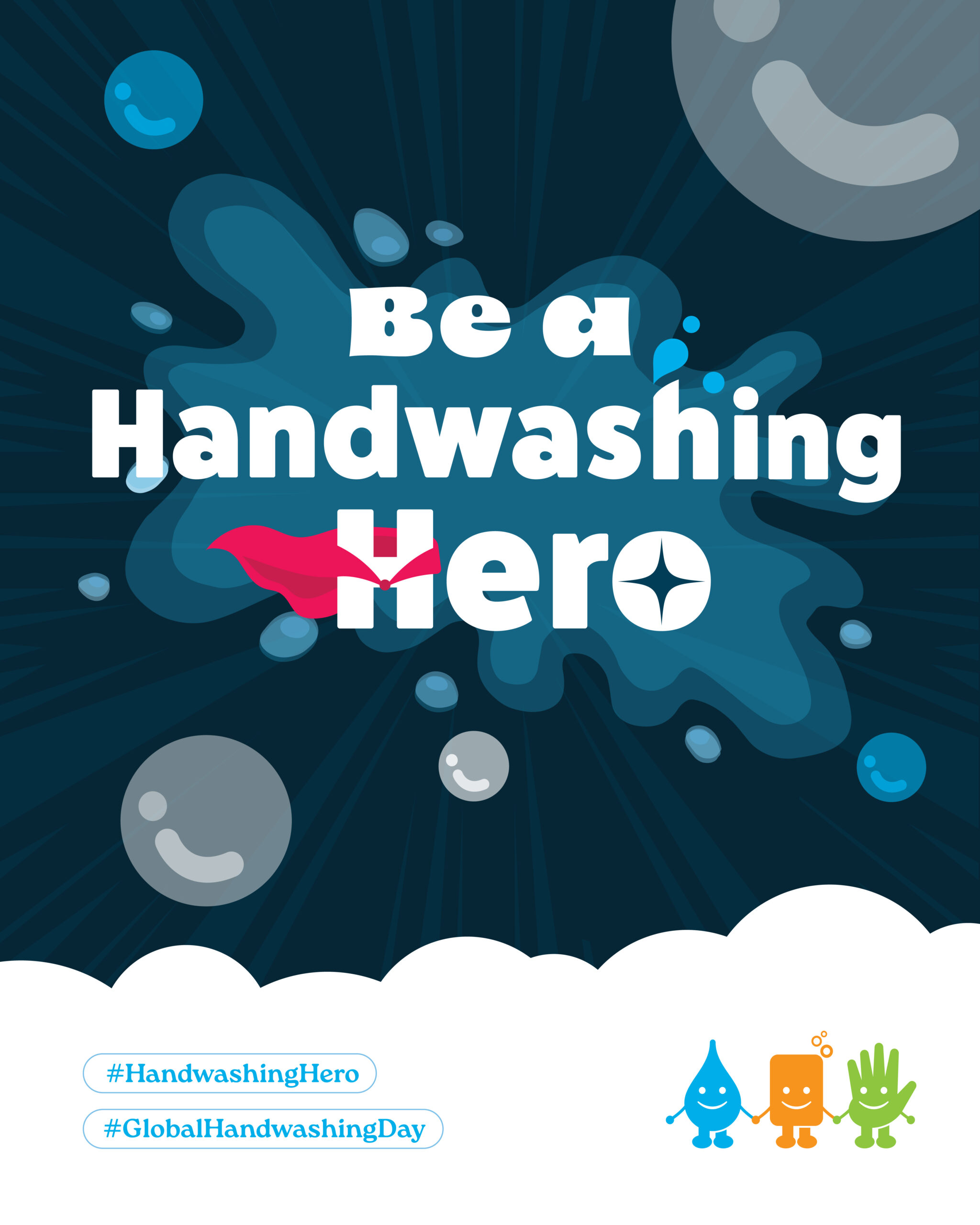 Be a Handwashing Hero flyer