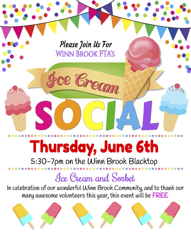 ice cream social flyer