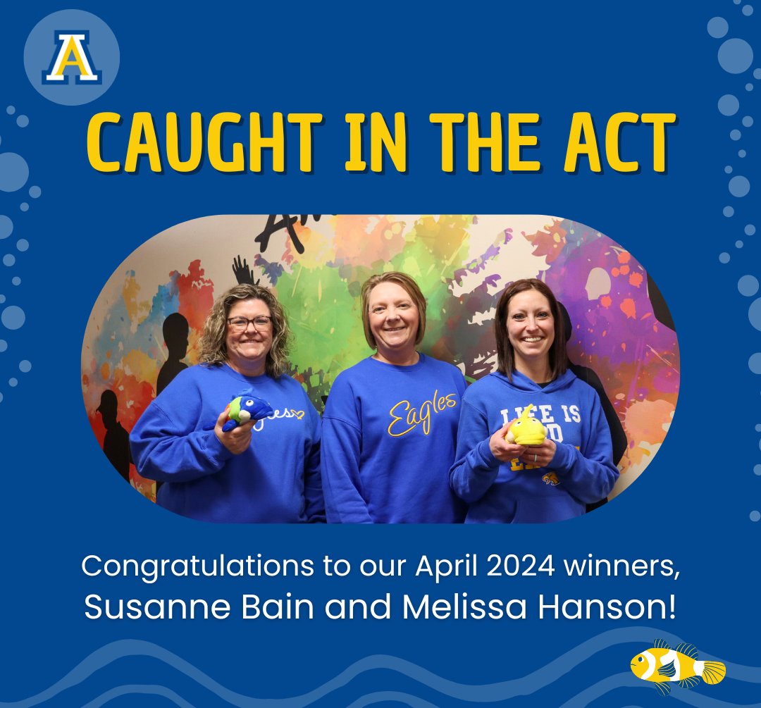April 2024 Caught in the Act winners