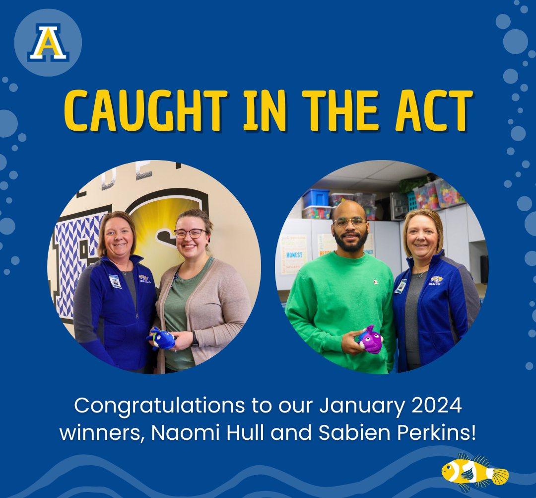 January 2024 Caught in the Act winners