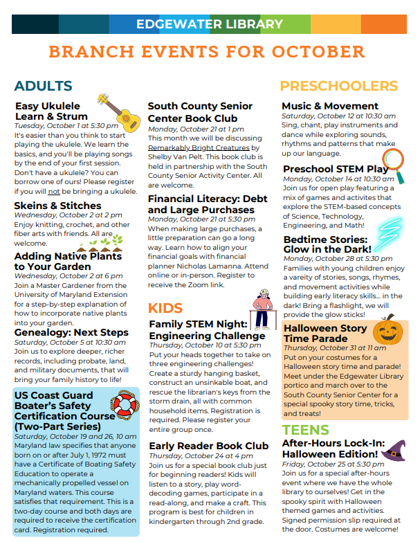 library flyer