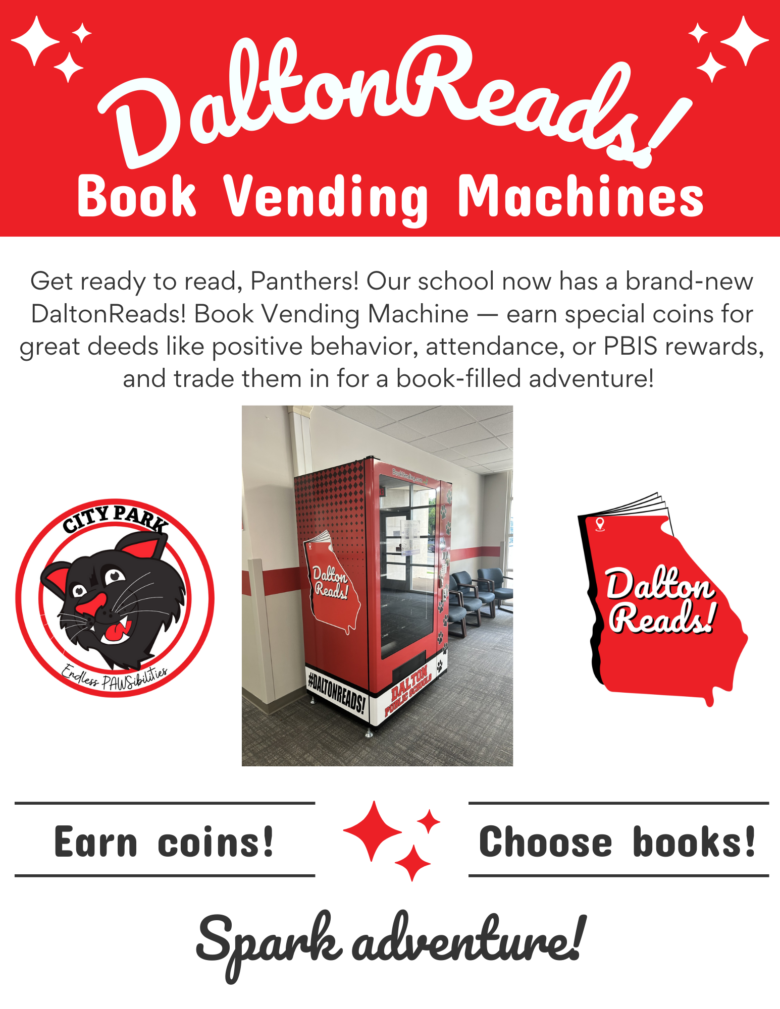 graphic for book vending machine
