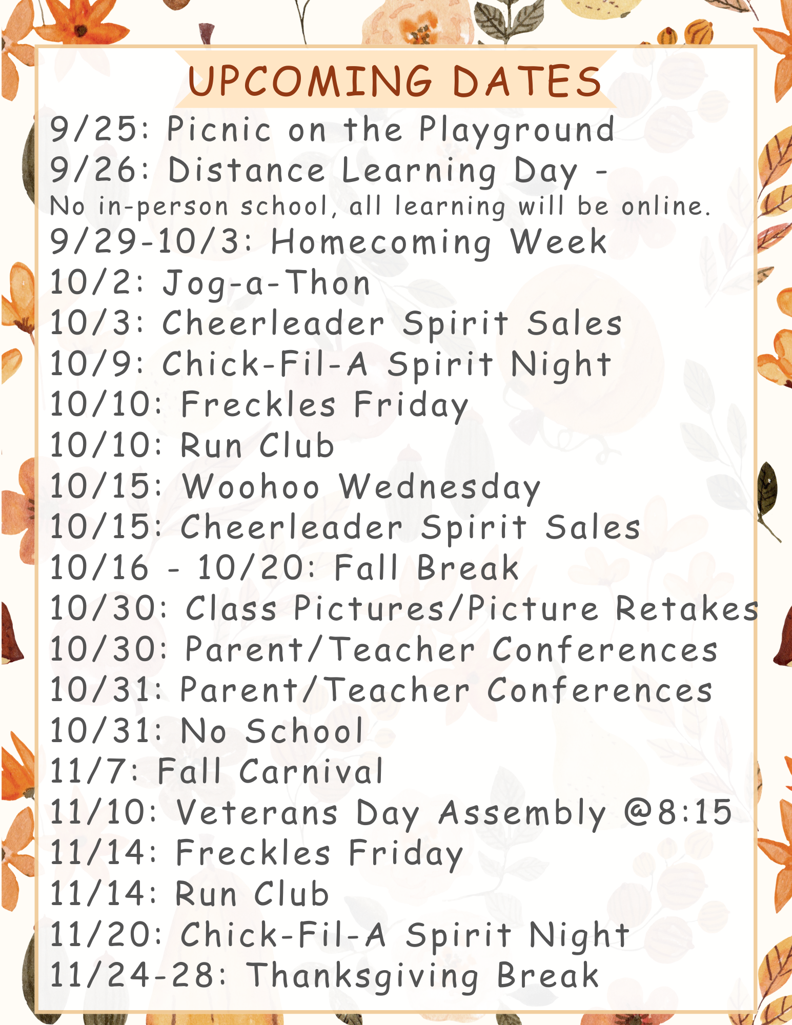 dates