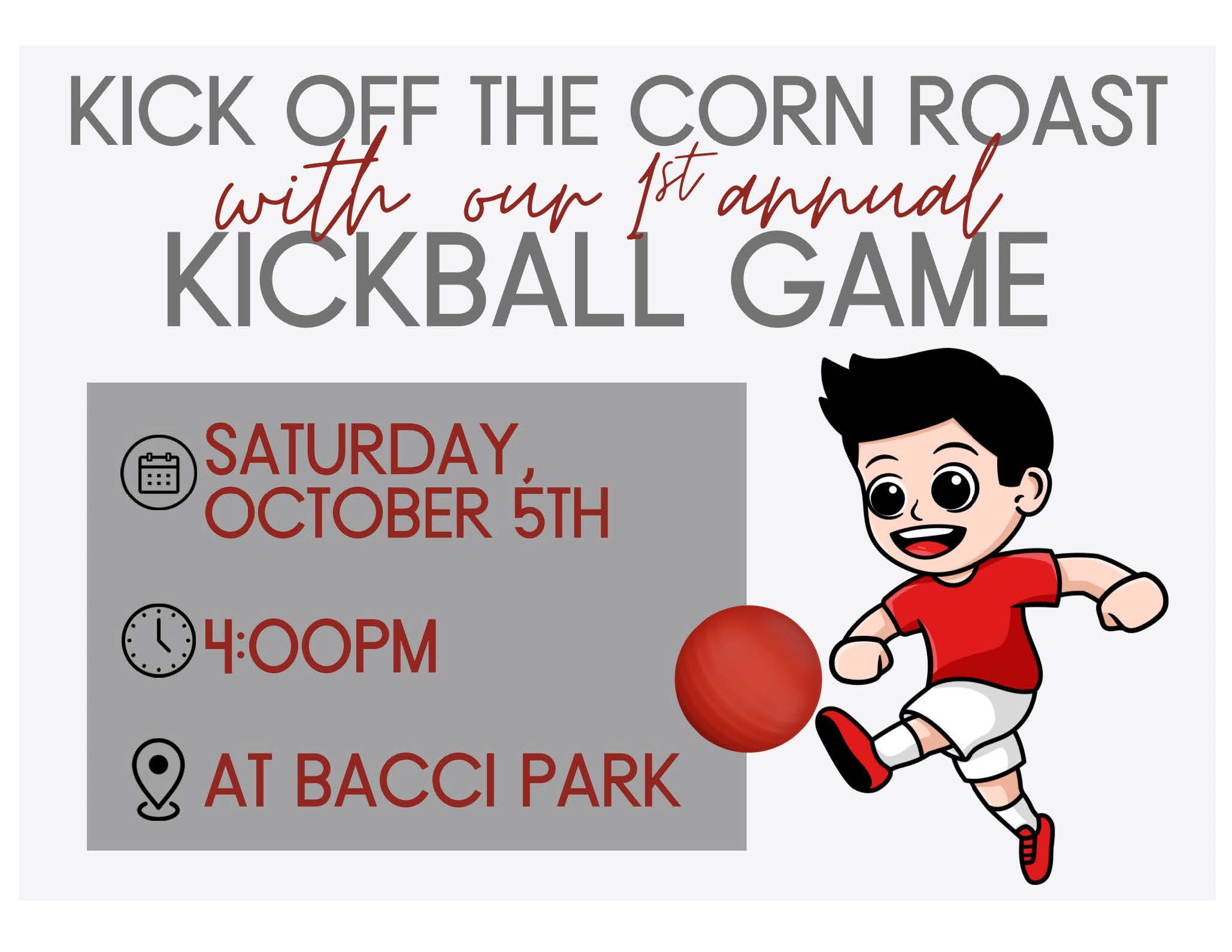 kickball game flyer