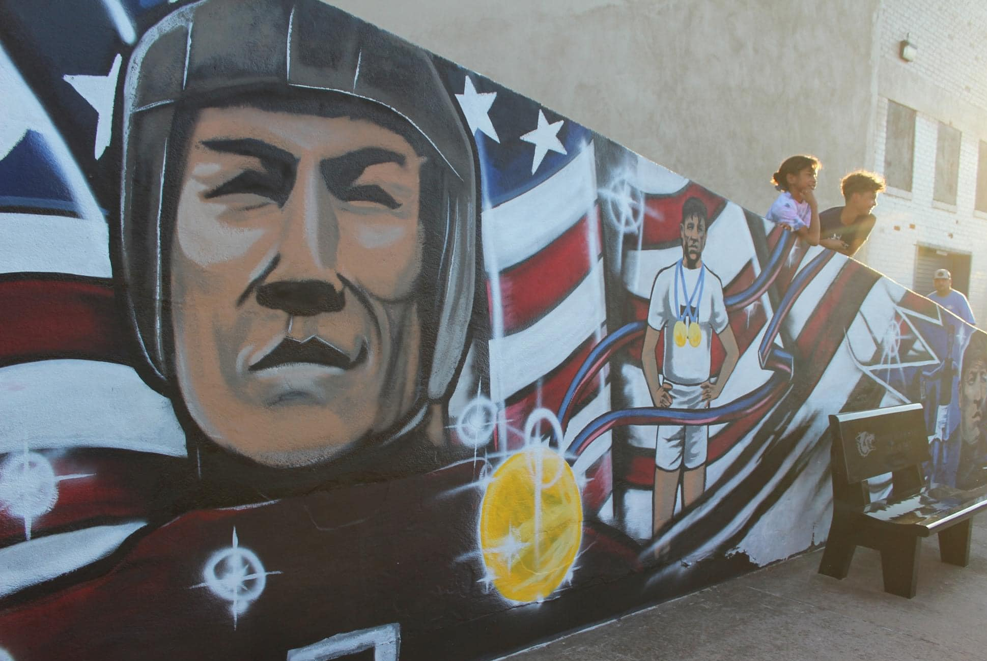 Mural of Jim Thorpe