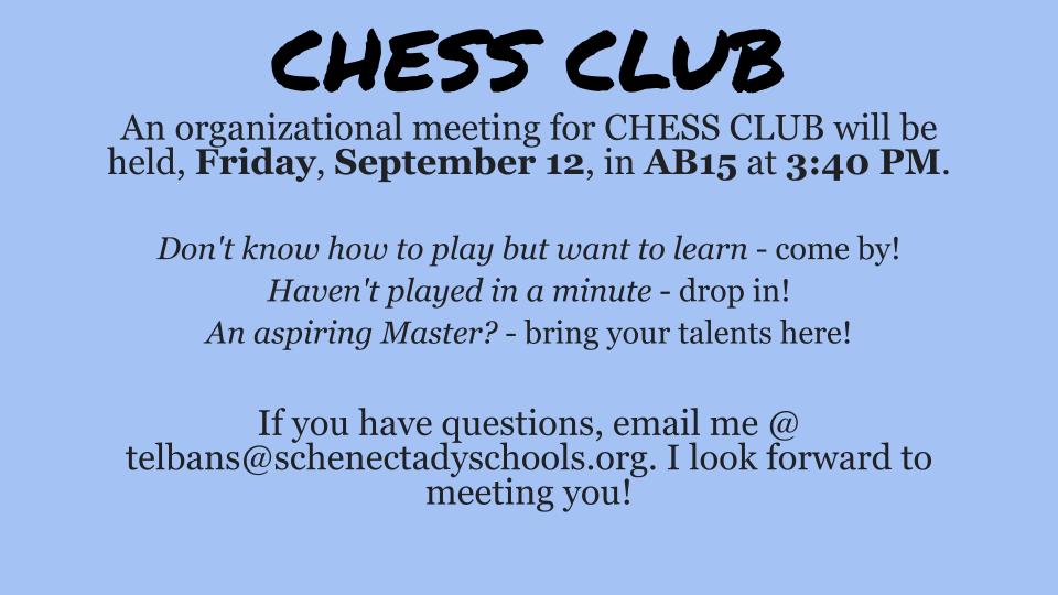 chess club