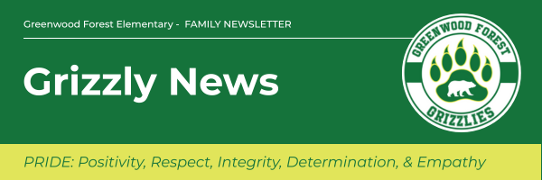 Header Template with Greenwood Forest Logo and bear in paw