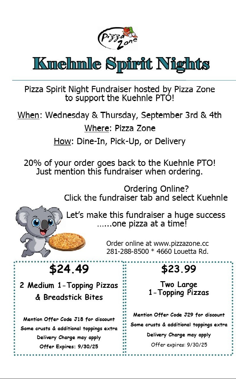 pizza zone flyer