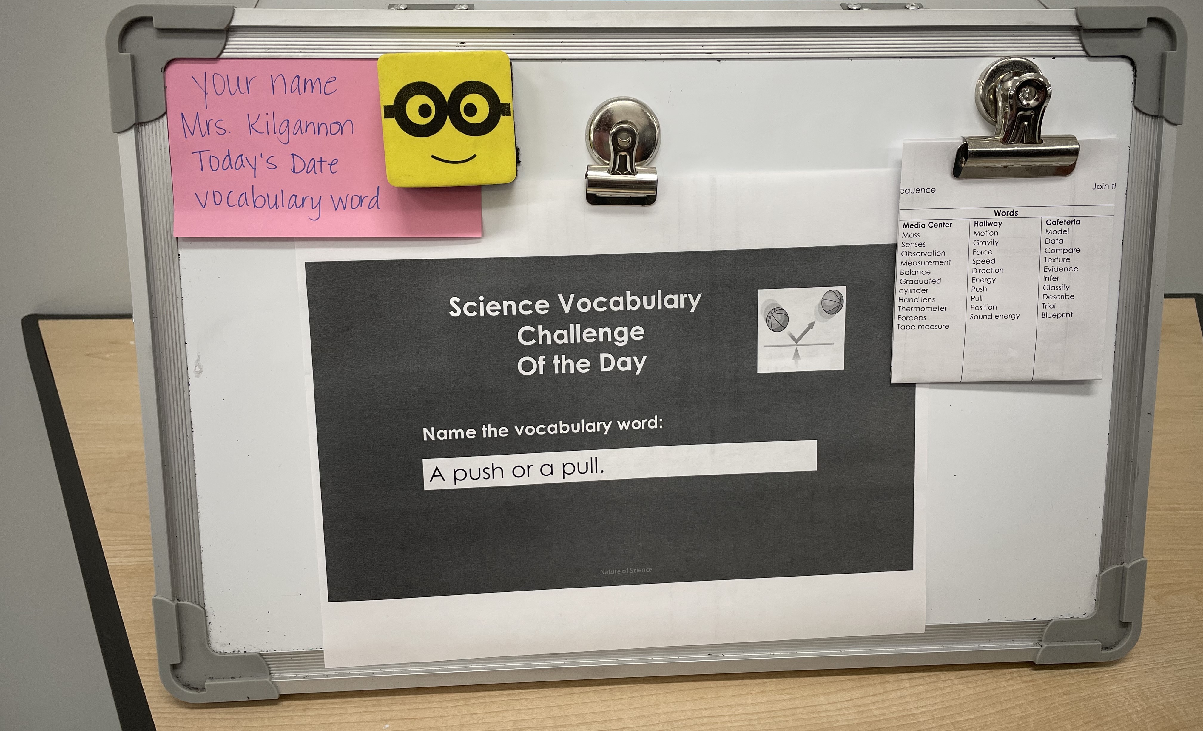 vocabulary challenge