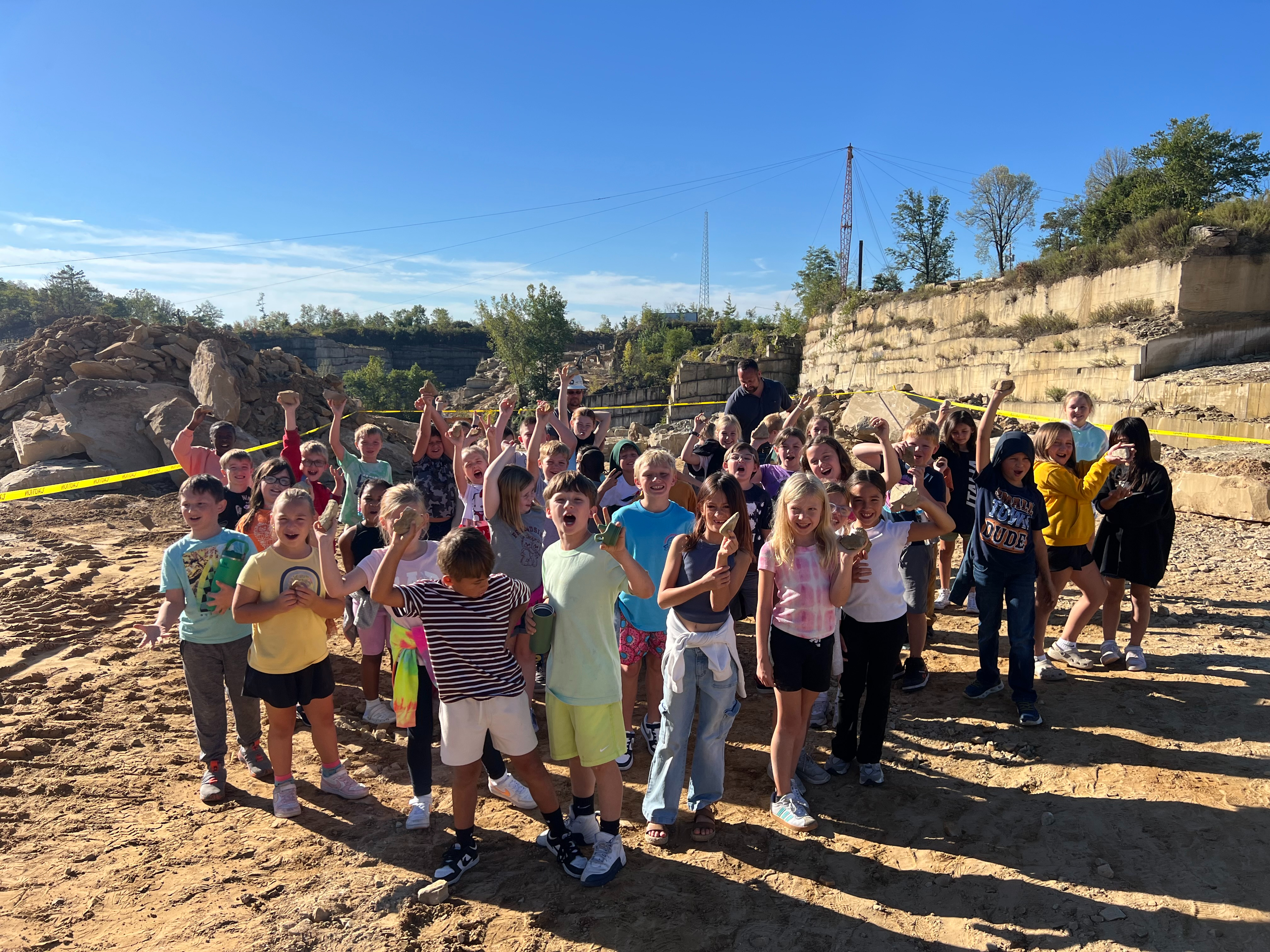 3rd Grade students at Quarry 4