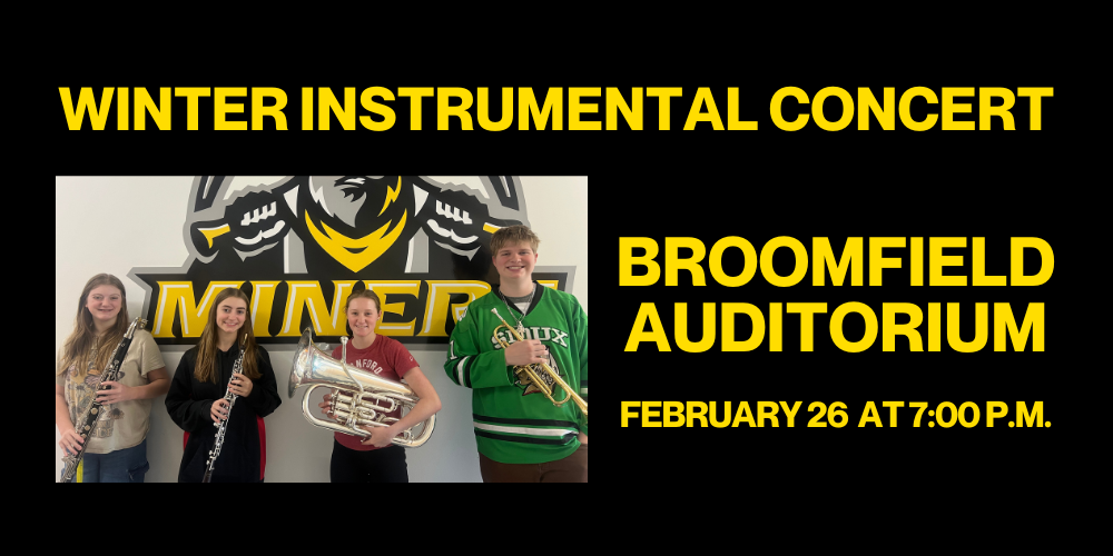 Winter Instrumental Concert / Broomfield Auditorium / February 26 at 7:00 p.m.