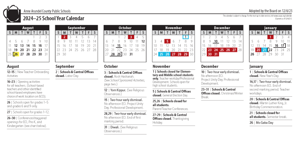 calendar