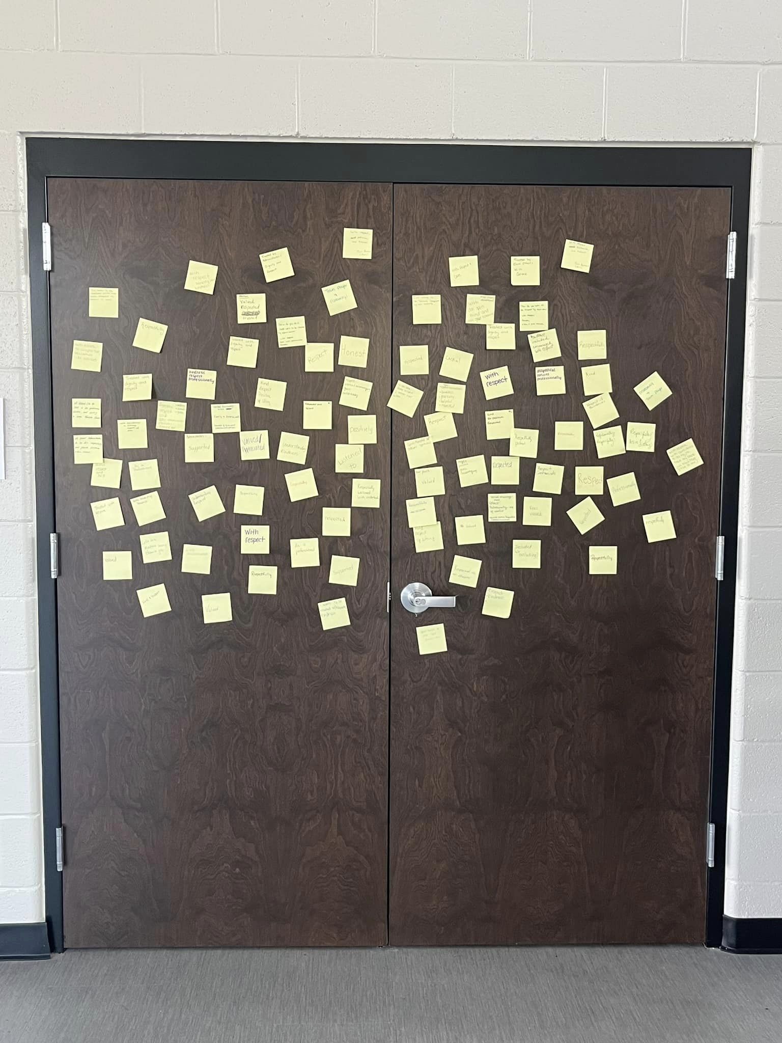 student giving a fist bump