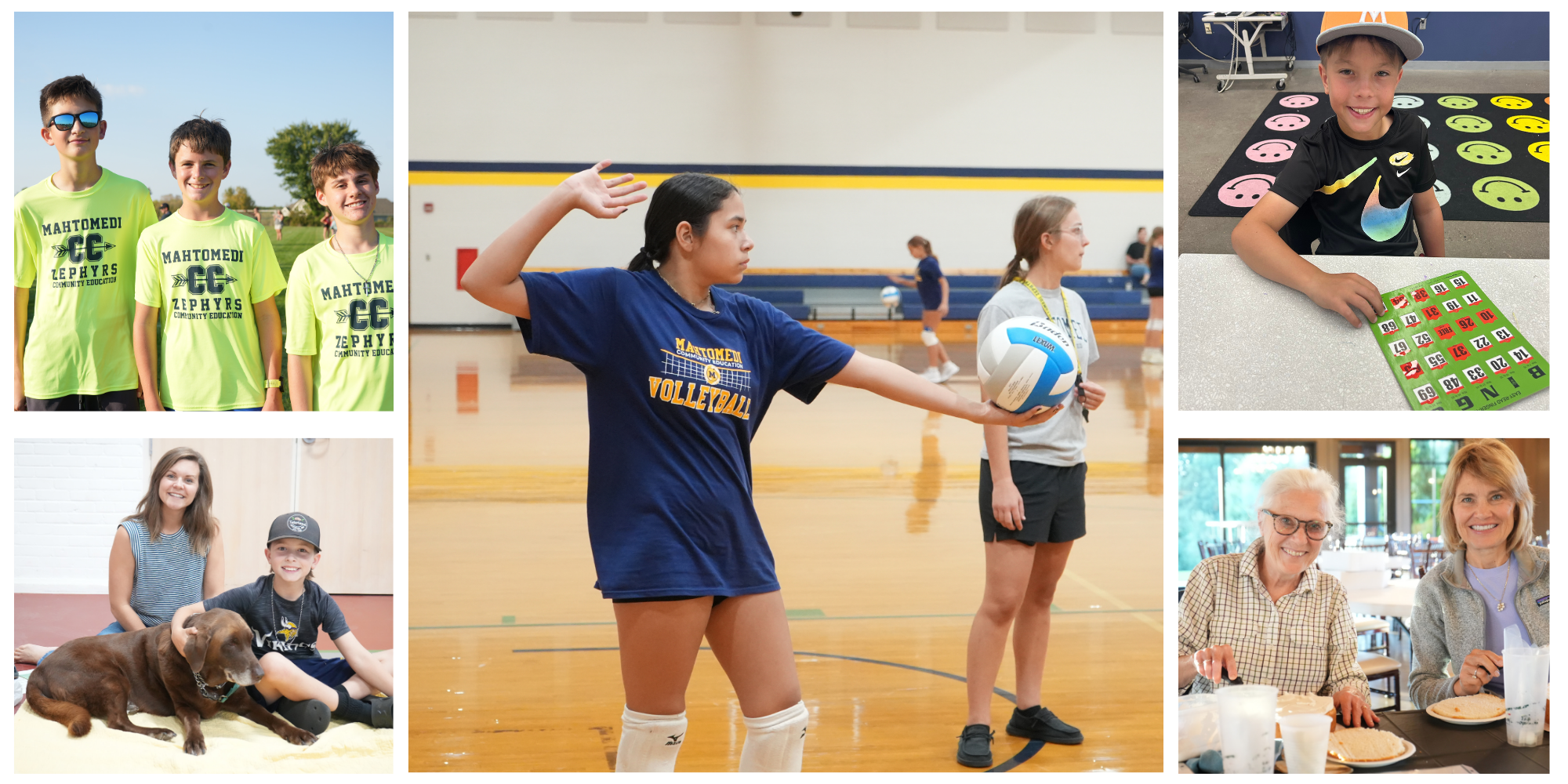 Community members in fall classes and events