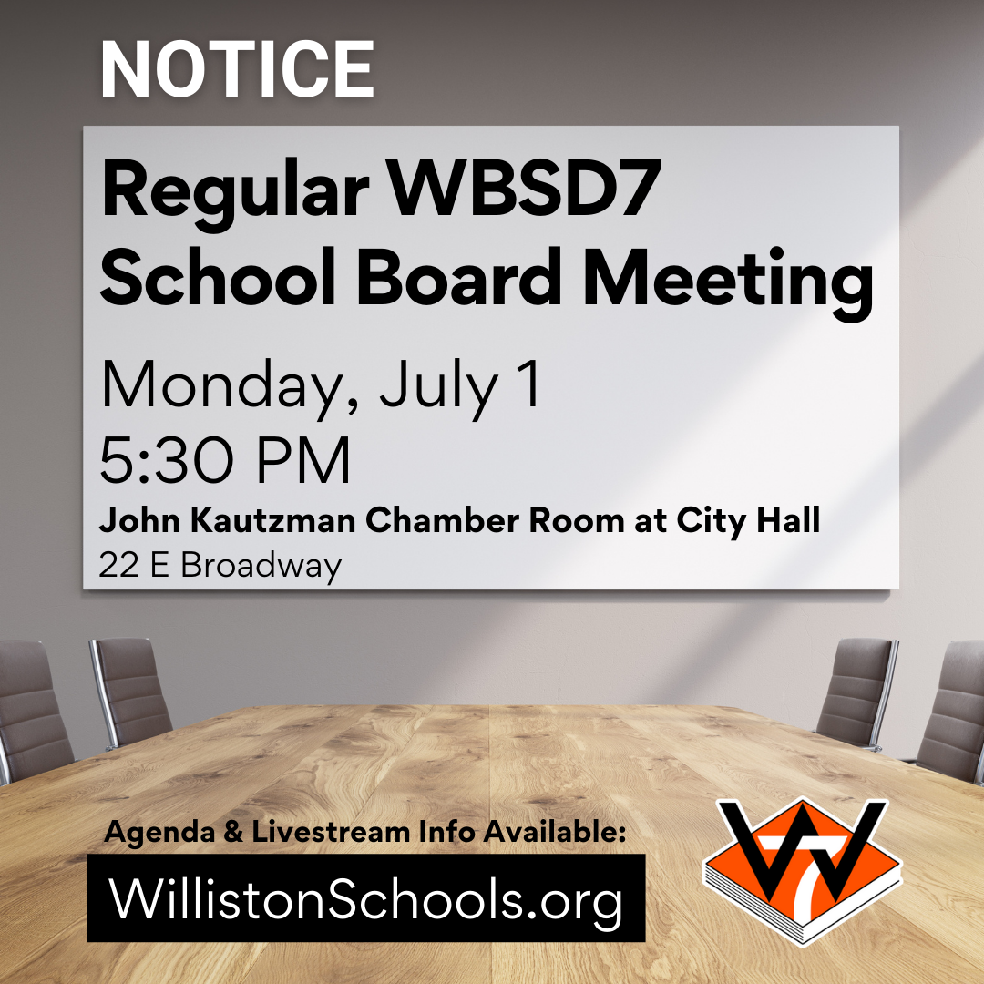 School Board Meeting July 1