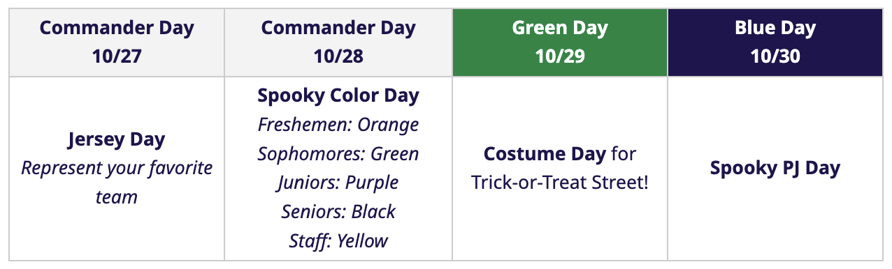spirit week