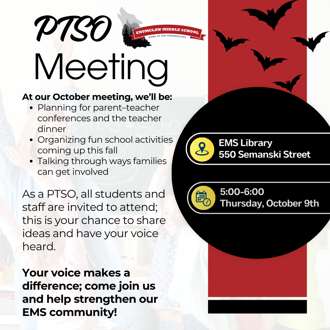 PTSO Meeting October 9