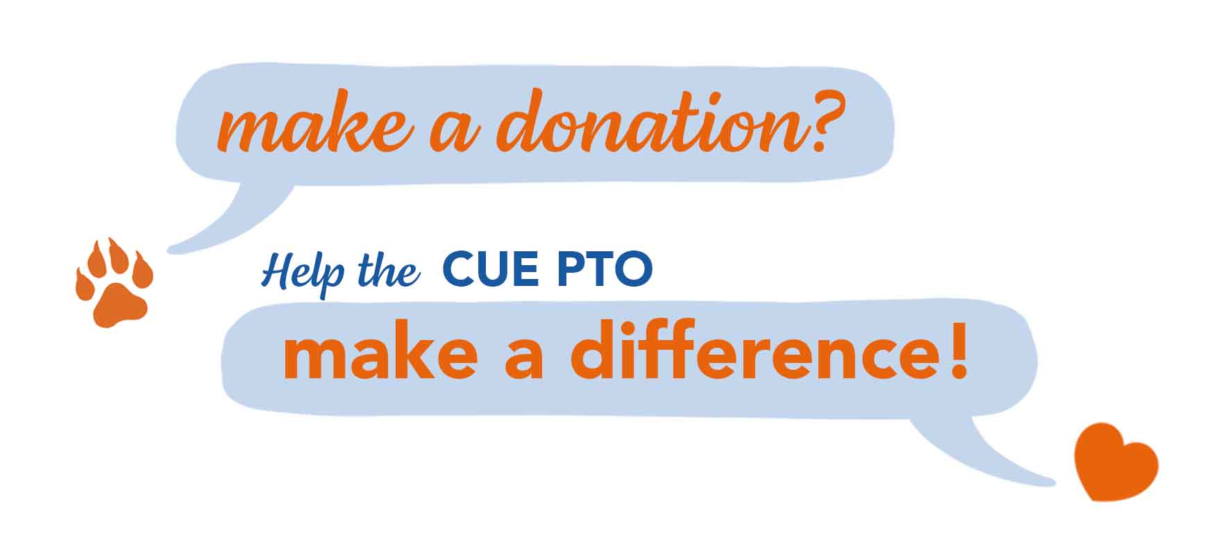 make a donation / make a difference