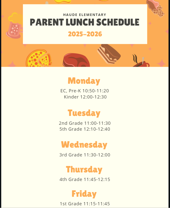 Lunch Schedule