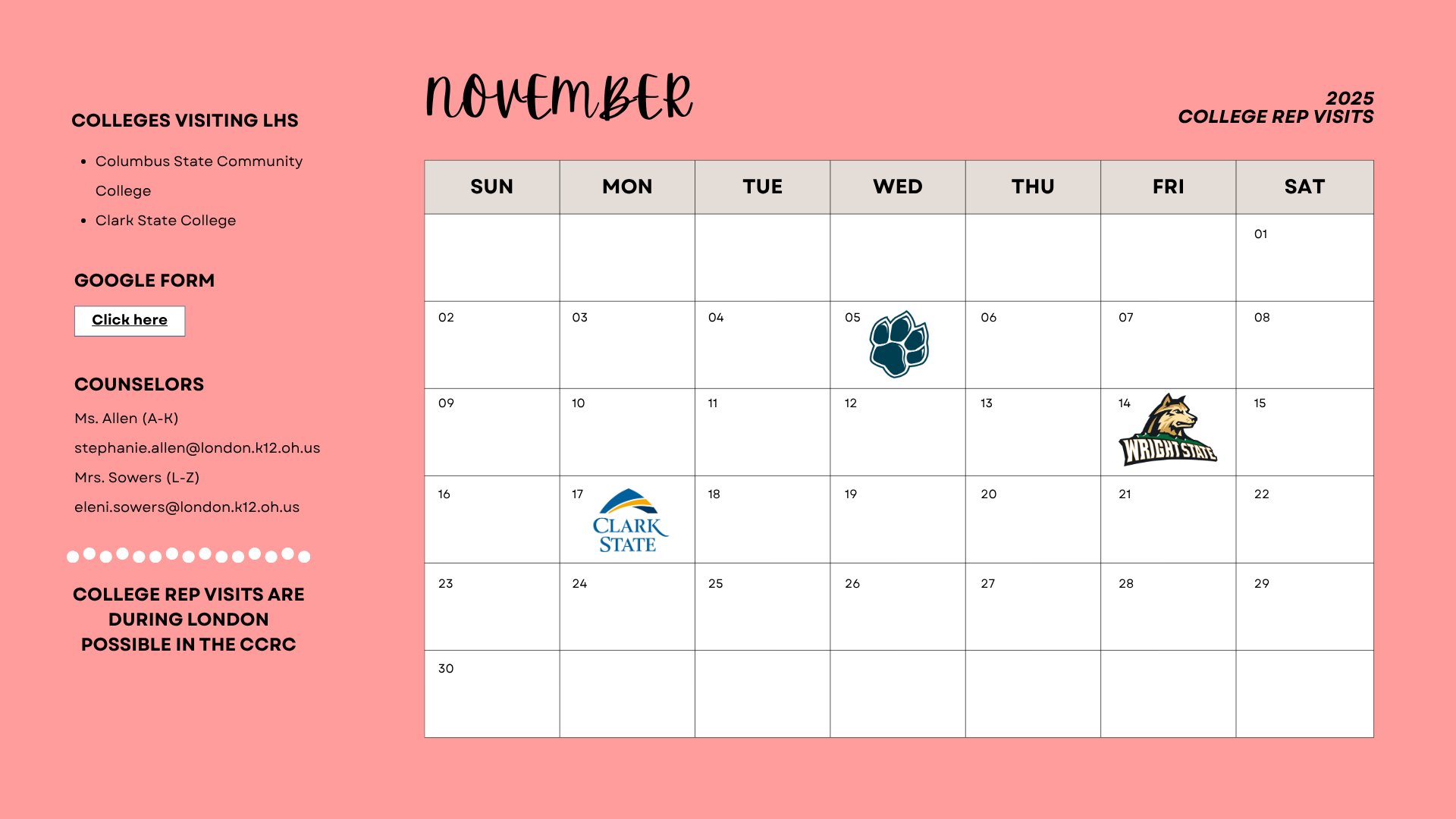 Nov Rep Visit