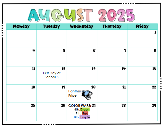 Wacky Wednesday August