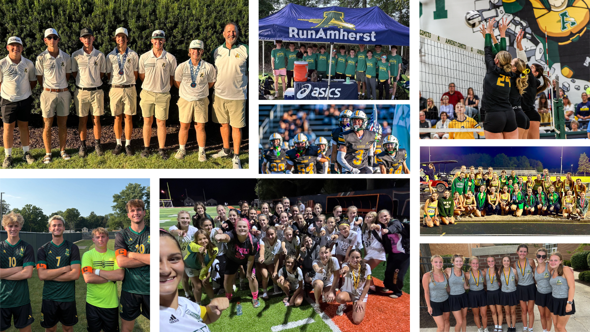 fall sports athletes