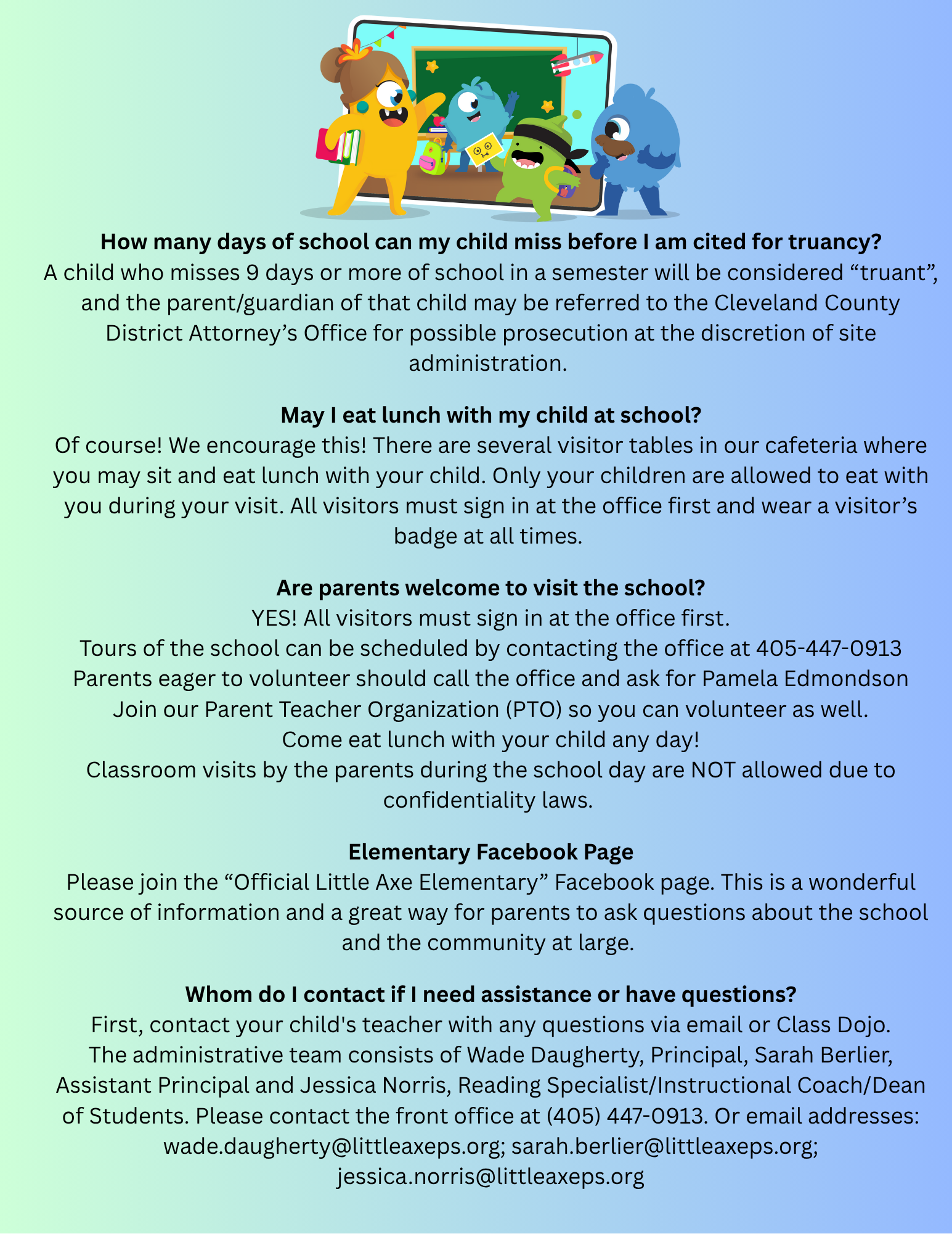 FAQ's